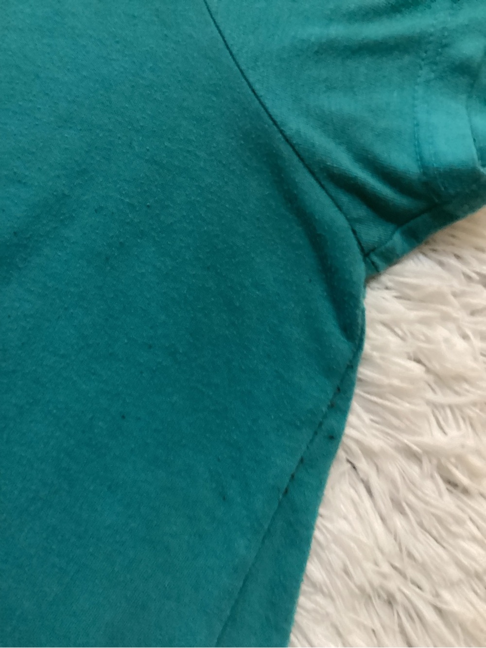 Torrid Classic Fit turquoise V-Neck Tee Size 1 Plus Soft Stretch Casual Top - Picture 8 of 11